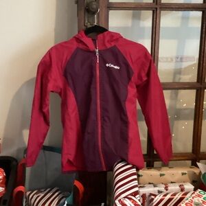 Columbia Two-Tone Red and Purple Jacket